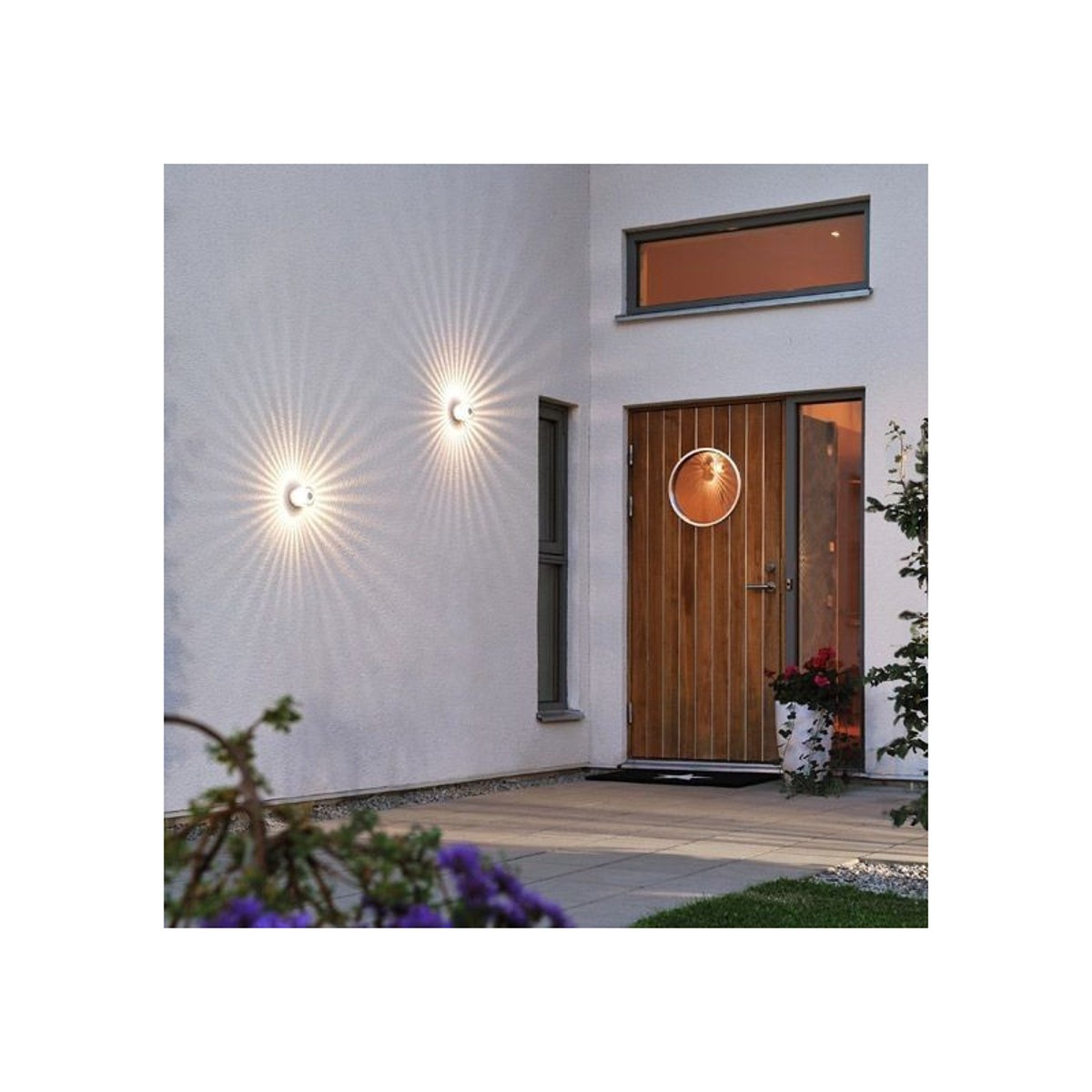Applique murale Extérieur Dona gris Led gris, MILLUMINE