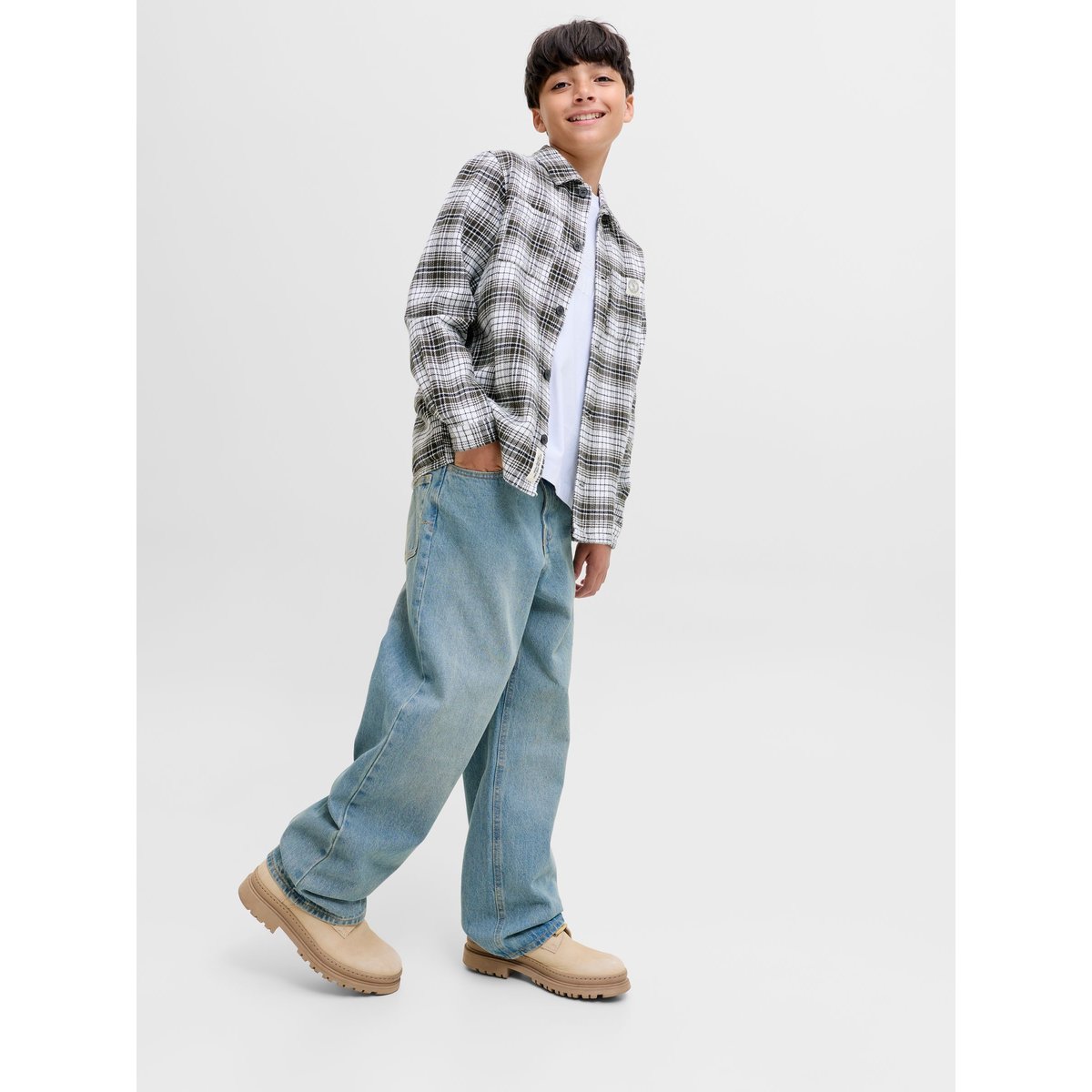 Jean Baggy Fit blue denim, JACK & JONES JUNIOR