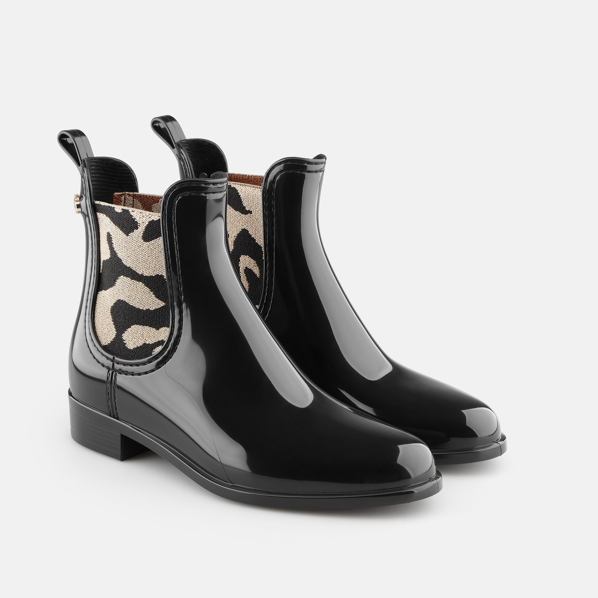 Bottines de pluie Chelsea ROMY noire, LEMON JELLY