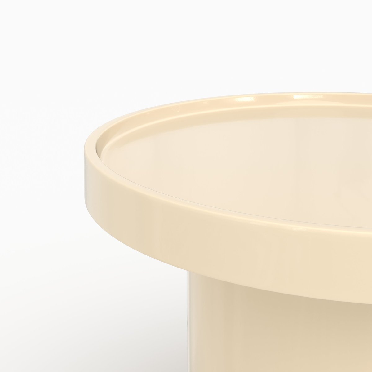 Table d'appoint Nora D50 cm - NORA blanc, MAISON PAVANE