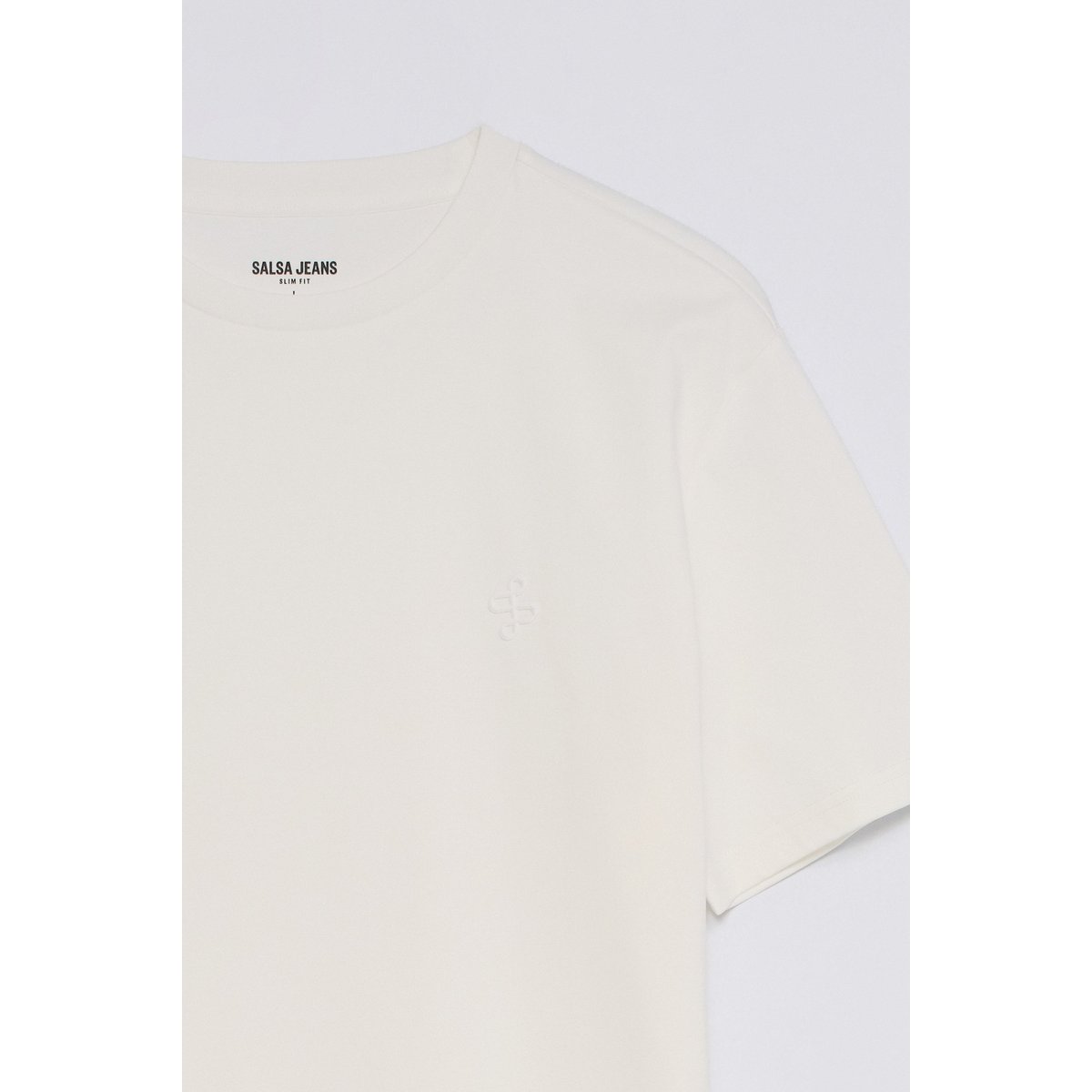 T-SHIRT AVEC BRANDING blanc, SALSA JEANS