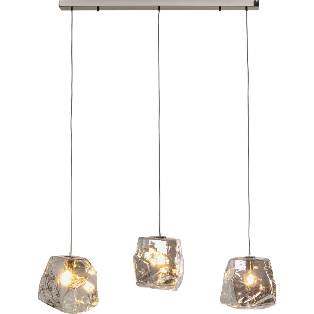 Suspension en verre, AURA gris, KARE DESIGN