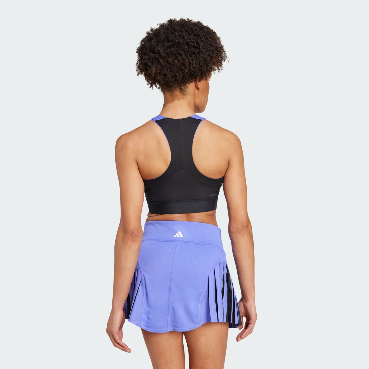 Crop top de tennis Pro HEAT.RDY cobalt blue / black, adidas Performance