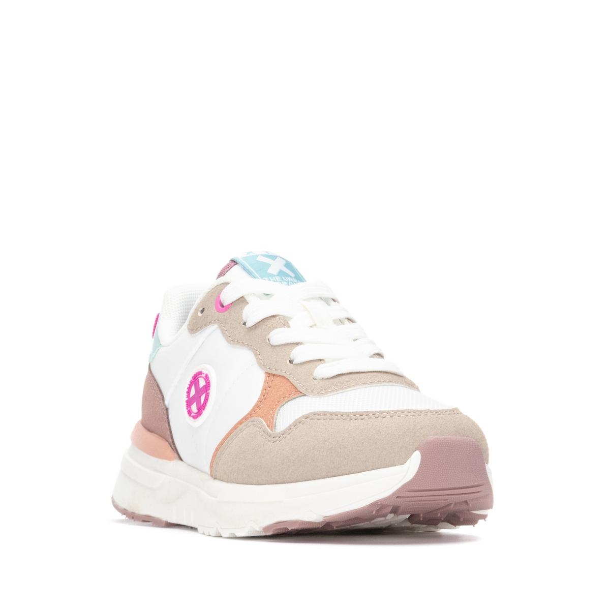 Baskets Plaine Lacets beige, XTI