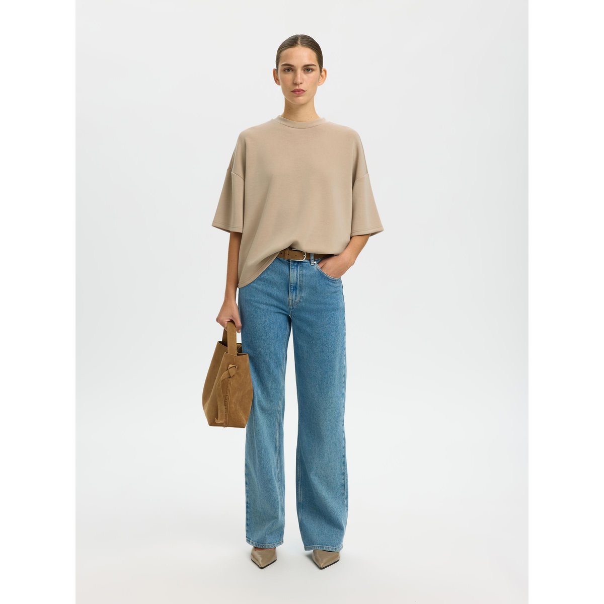 T-Shirt pure cashmere, SELECTED