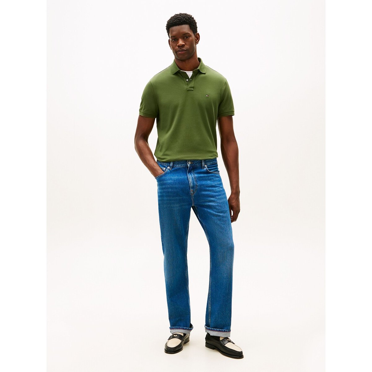 Polo  manches courtes regular 1985 pin, TOMMY HILFIGER