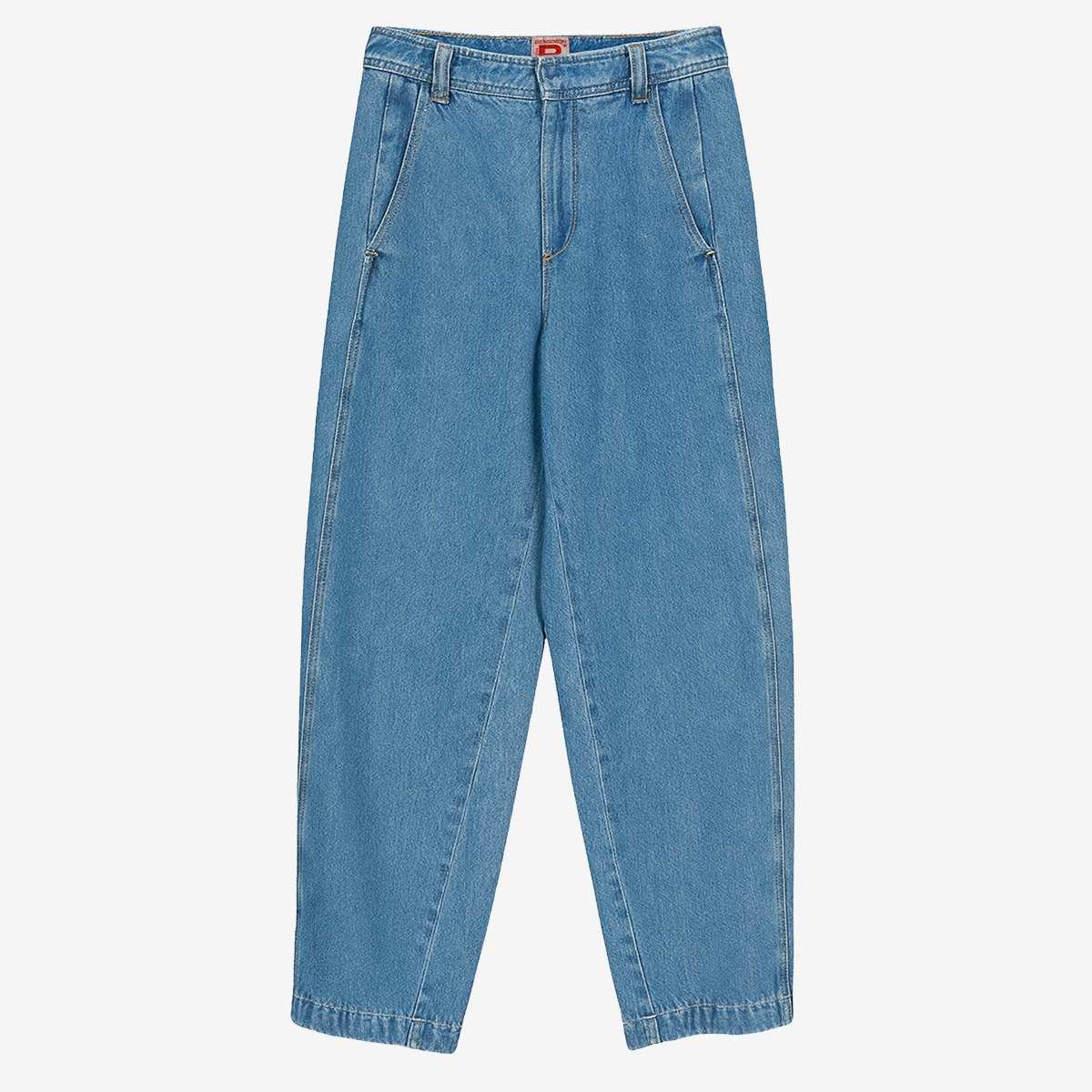 Pantalon large en coton PERINE denim, BENSIMON