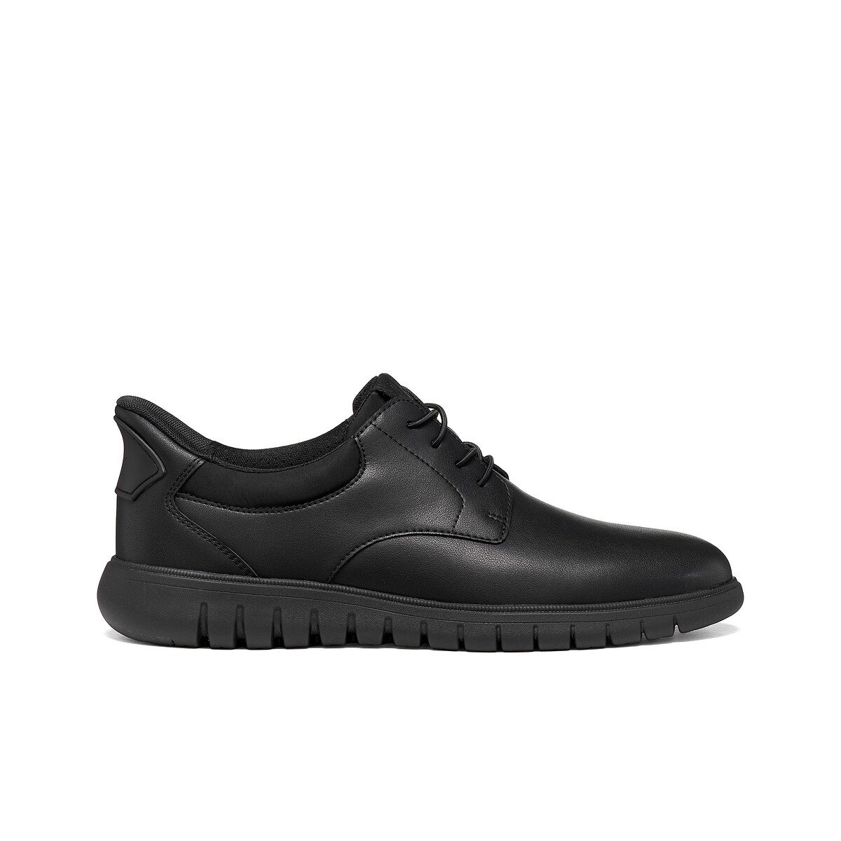 Derbies en cuir, FLEXTRIDE PLUS, FAST-IN noir, GEOX