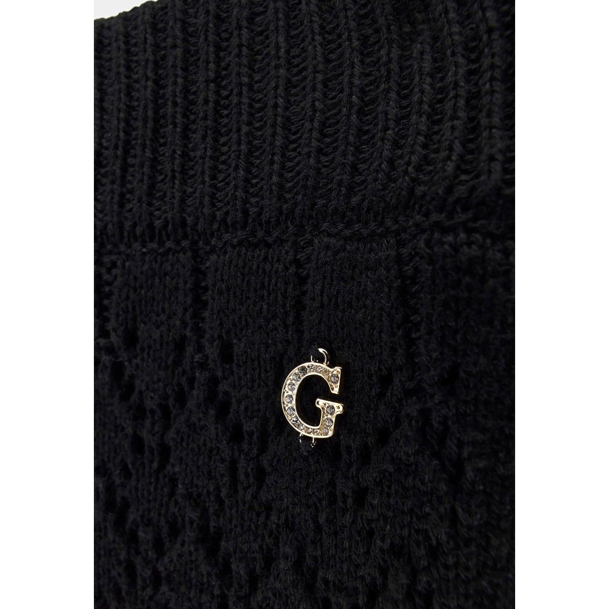 Mini-Jupe En Crochet noir, GUESS