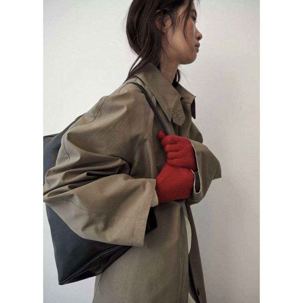 Gants 100 % cachemire rouge, MANGO