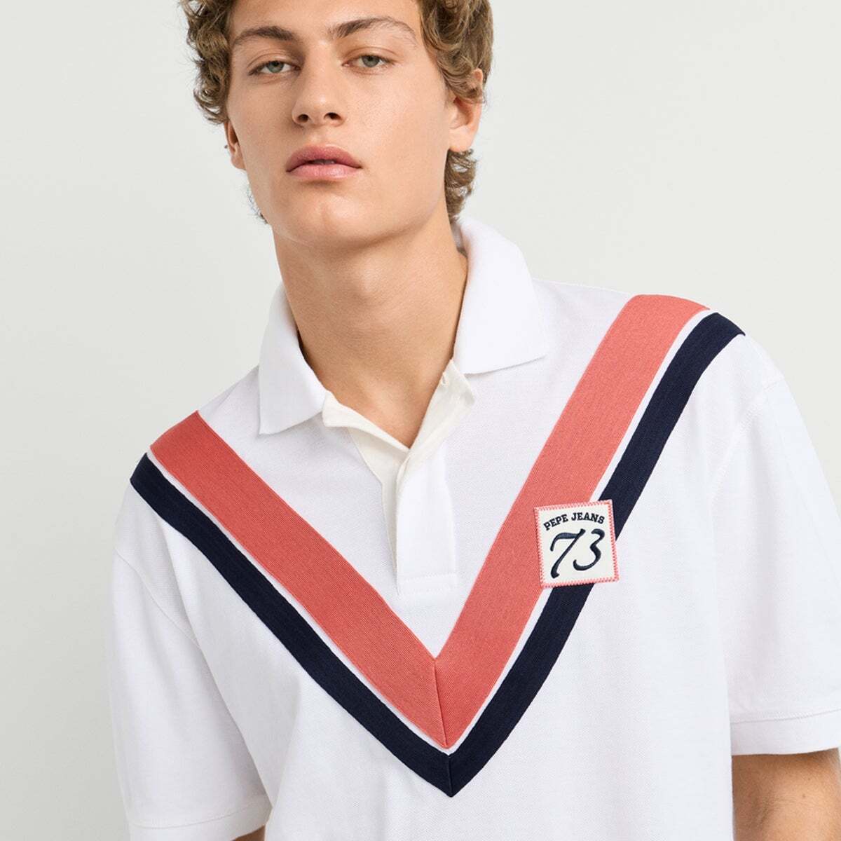 Polo Piqué Coupe Casual blanc, PEPE JEANS