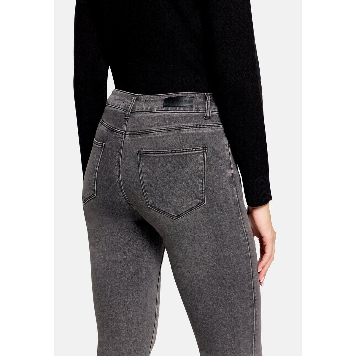 Jean Bootcut à effet délavé grey denim, BETTY BARCLAY
