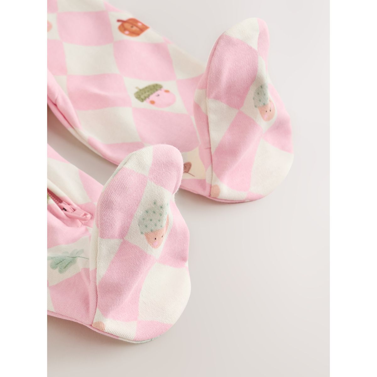 Dors-bien à zip double sens bébé, lot de 3 gland vert sauge, NEXT