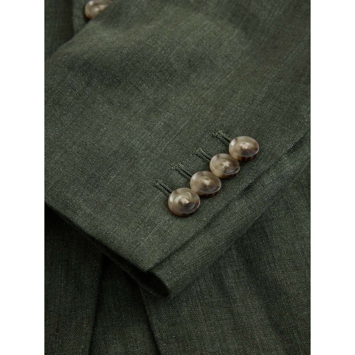 Veste de costume slim en lin italien signature vert, NEXT