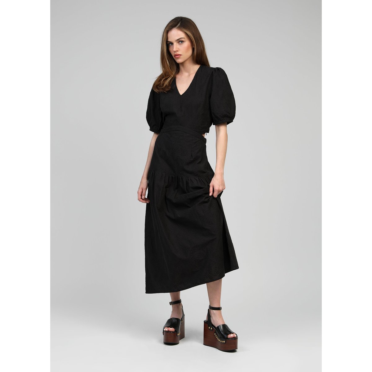 Robe Midi OSEILA noir, AN'GE