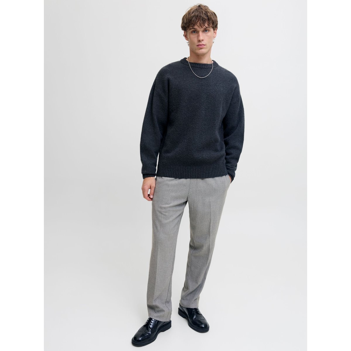 Pantalon Classique grey melange 1, JACK & JONES