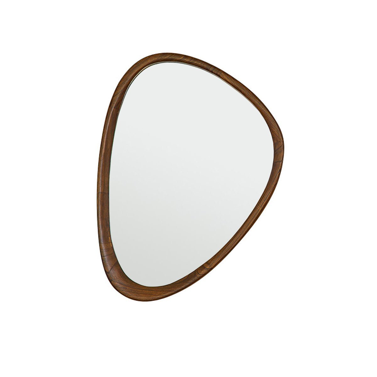 Miroir organique en bois massif 75x60 cm  VINTAGE marron, BERAH GETAH