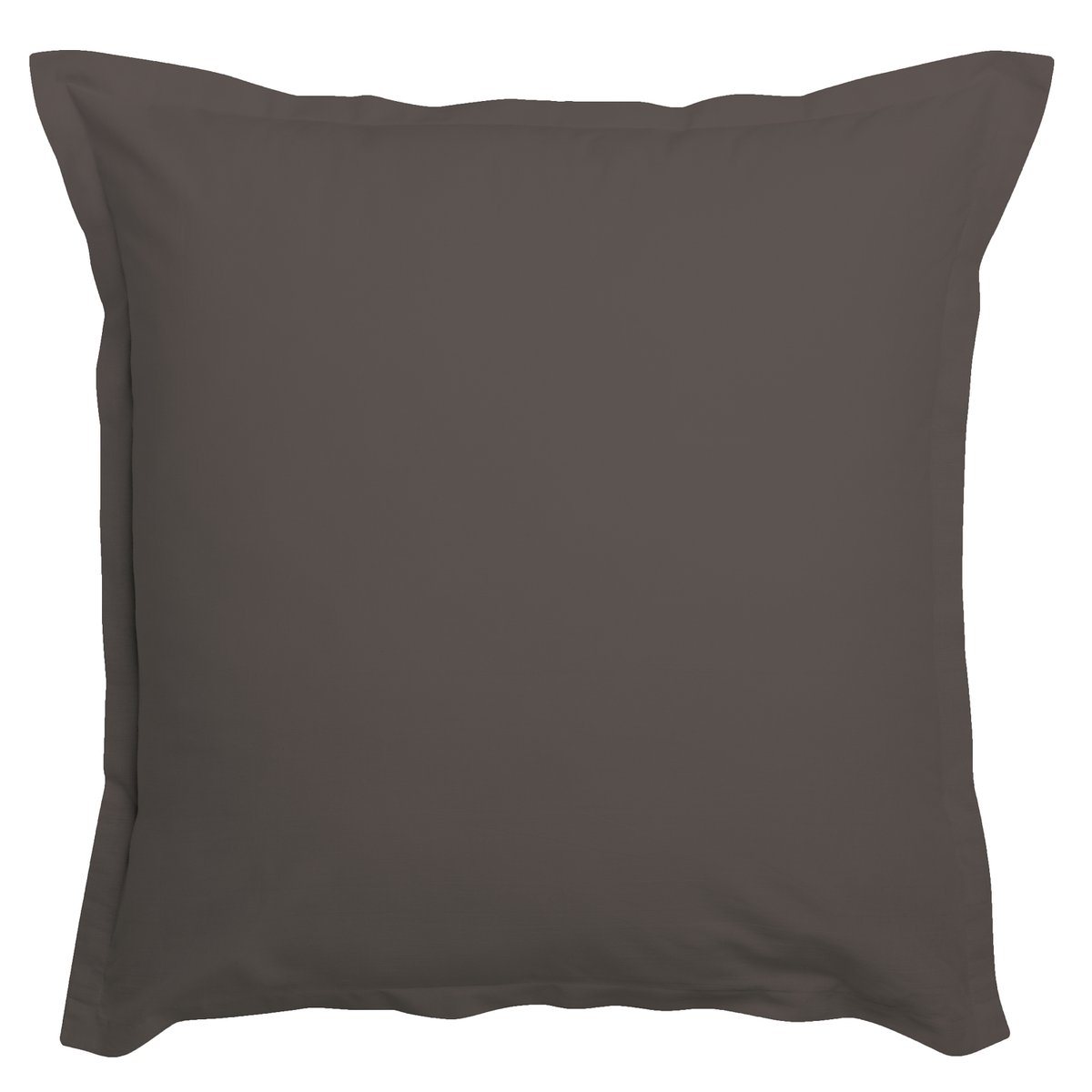 Paire de taies d'oreiller 100% coton 57fils ivoire, C DESIGN HOME TEXTILE