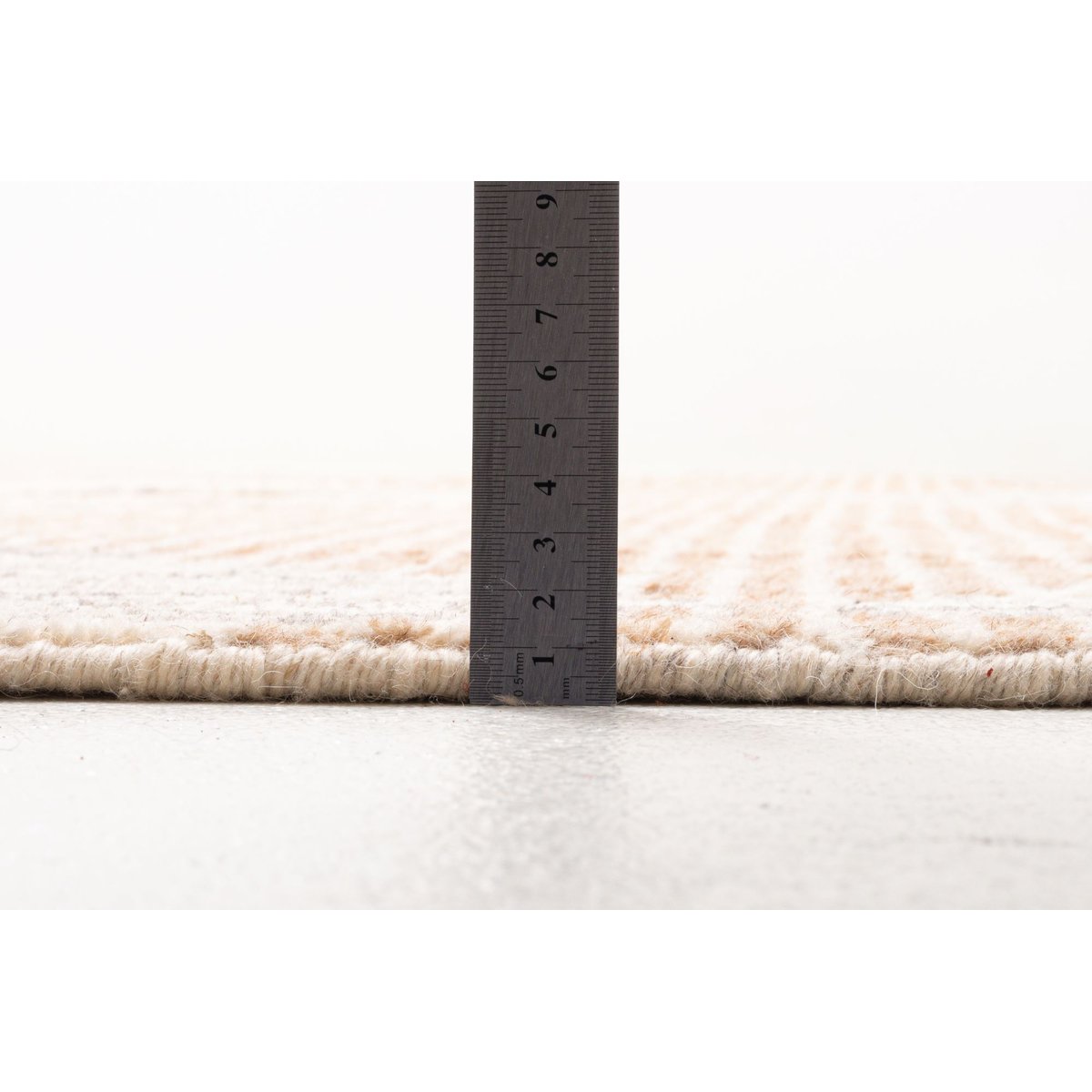 Tapis Vintage Berber noué main, géométrique naturel, THEKO