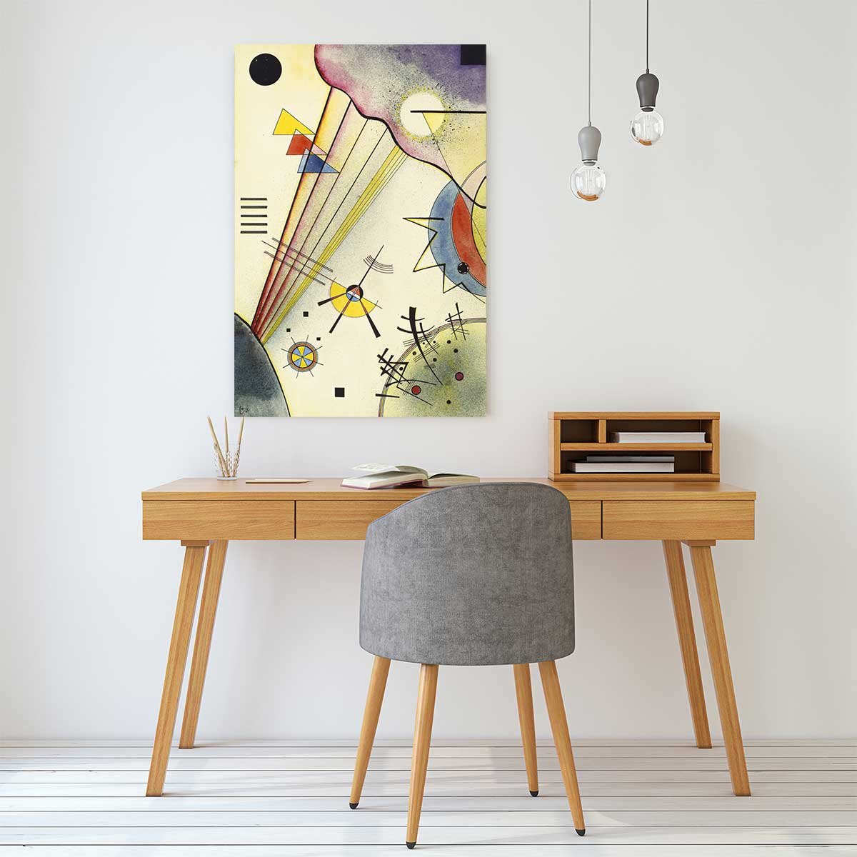 Tableau célèbre de Kandinsky Clear Link tableau alu dibond, HEXOA