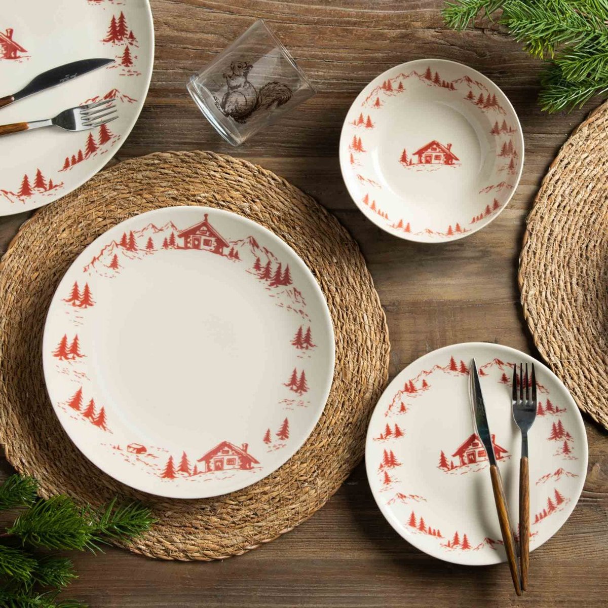 Coupelle Alpages 17cm (lot de 3) rouge, TABLE PASSION