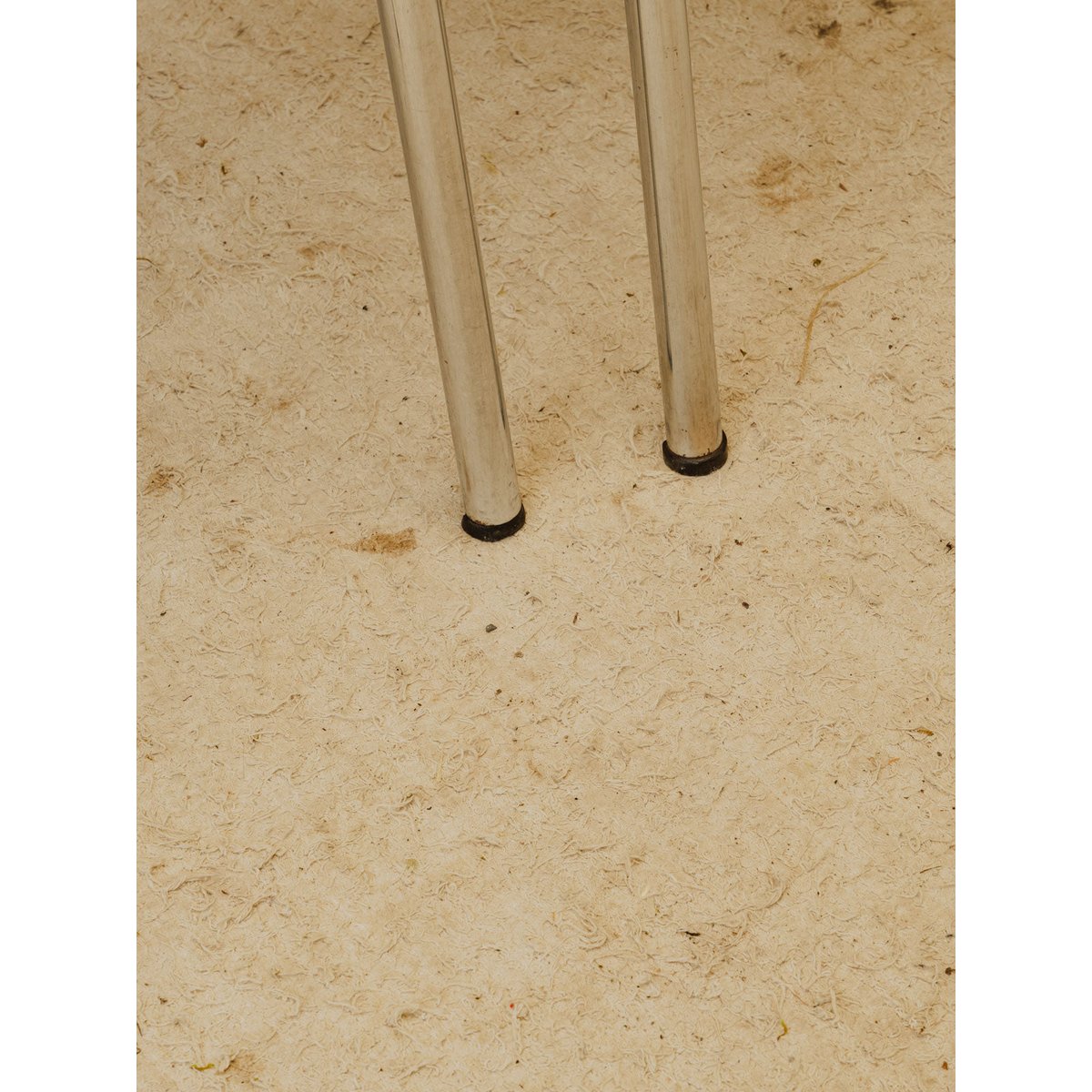 Lot de 4 chaises chromées et formica Alma N°2147 - Bon état bleu clair, DEBONGOUT