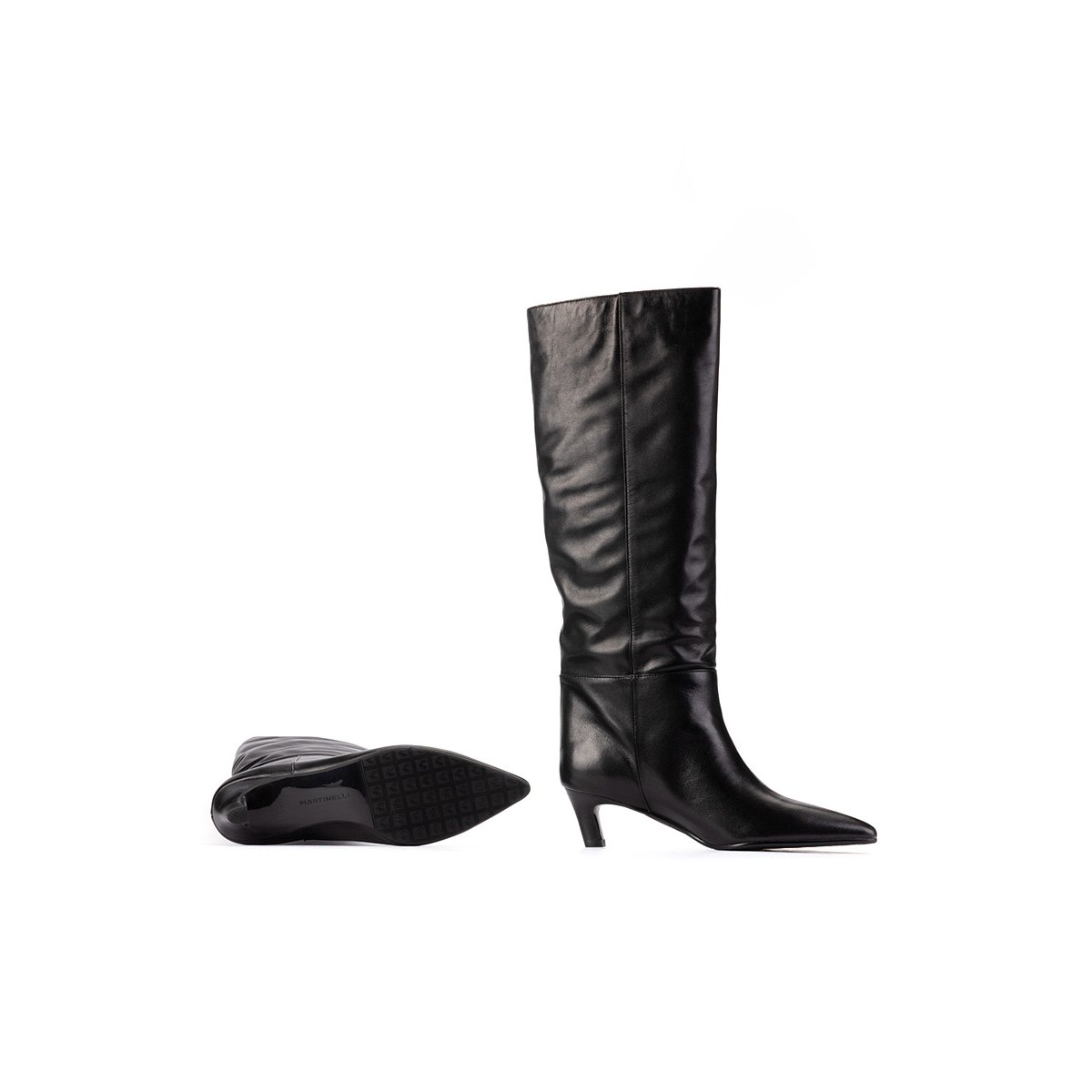 Bottes cuir Catarina black, MARTINELLI