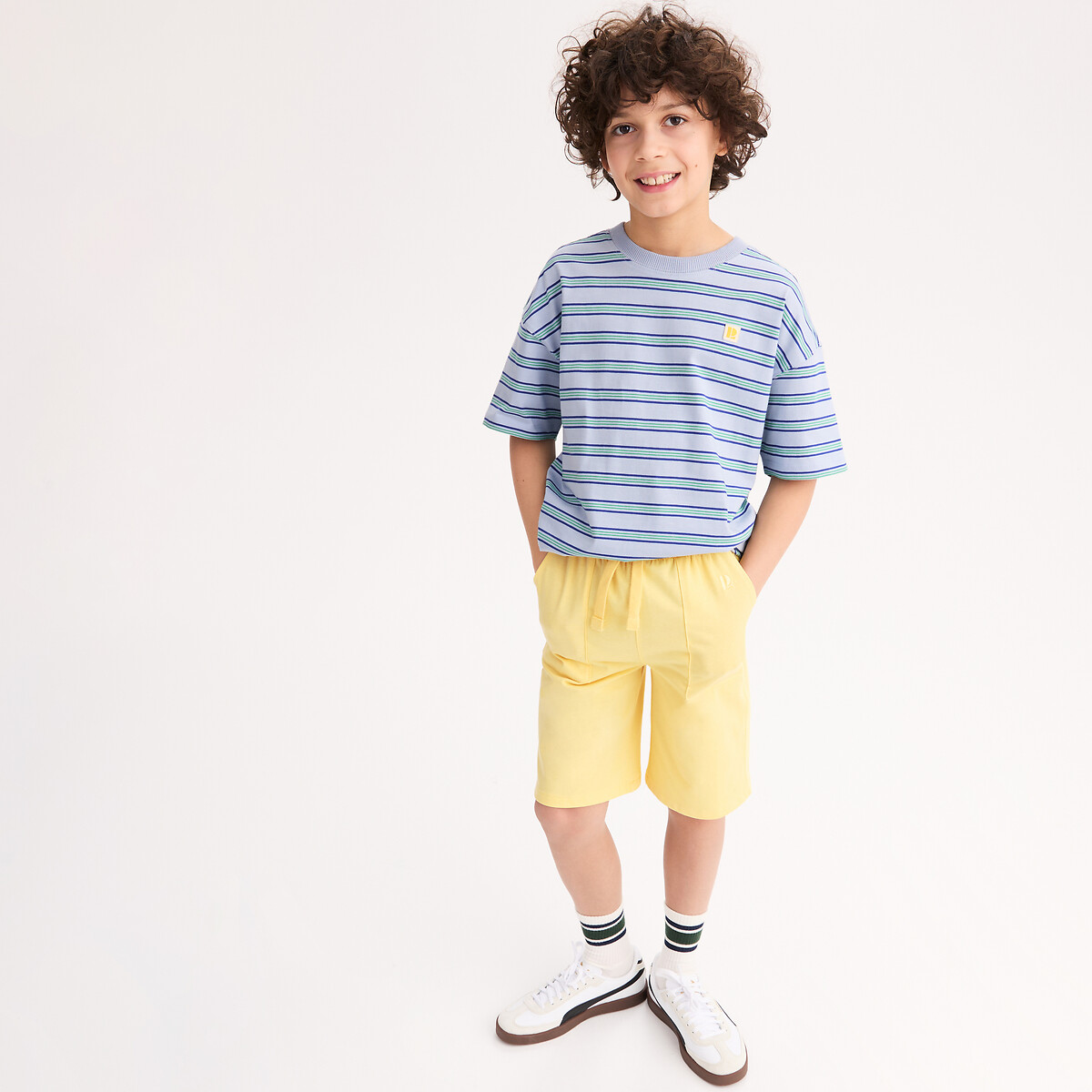 Bermuda in zware jersey geel , LA REDOUTE COLLECTIONS