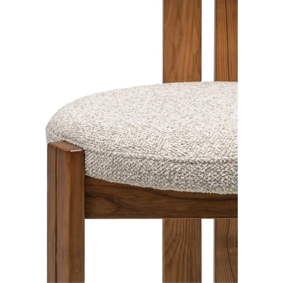 Chaise de salle à manger collection MARTIN beige crème et brun chaud, RECOLLECTION
