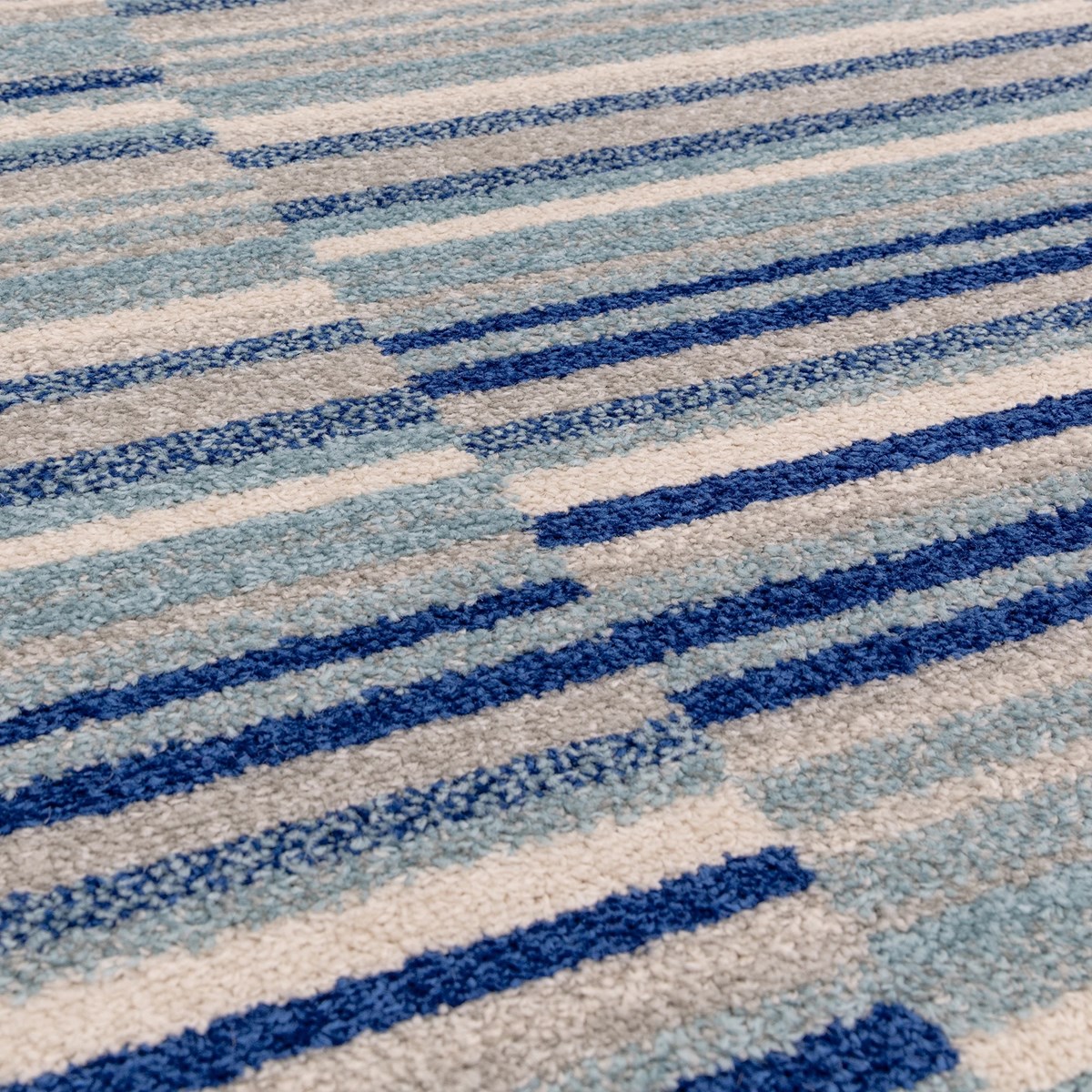 Tapis tissé plat moderne INSPIRE bleu, NOVATREND