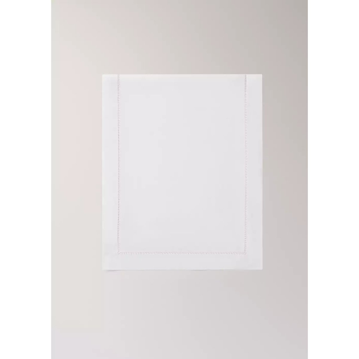 Chemin de table en lin broderie ajourée blanc, MANGO HOME