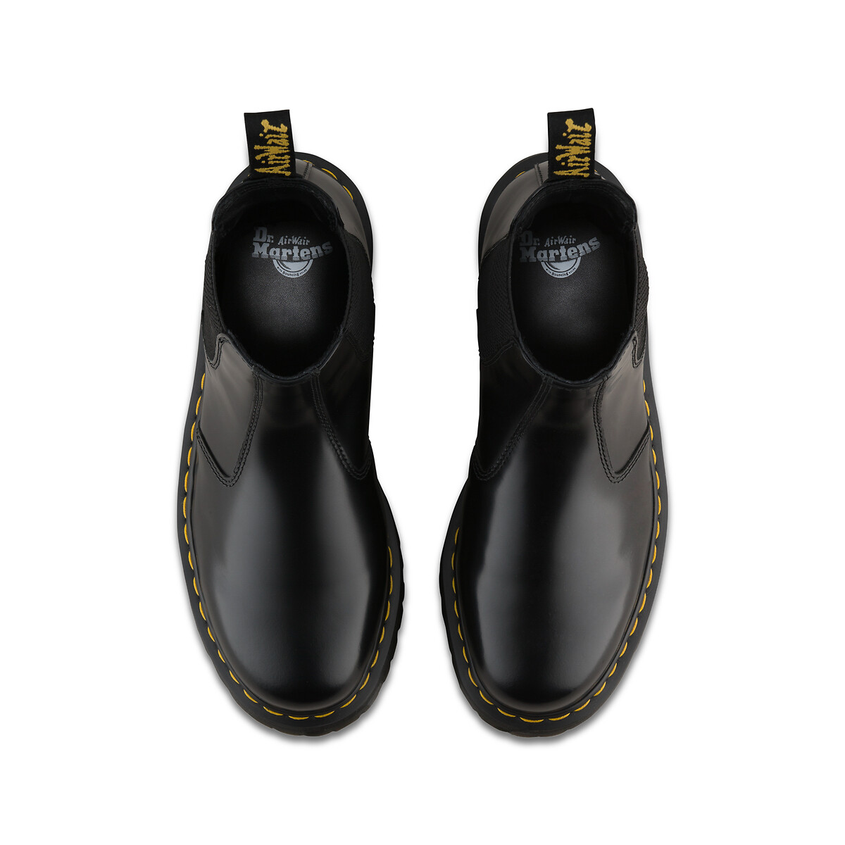 Bottines chelsea à plateforme 2976 Quad noir, DR. MARTENS