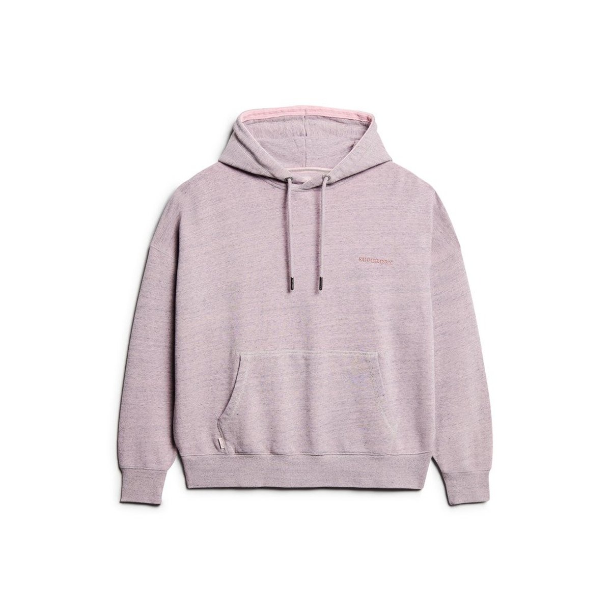 Sweat à capuche surteint à logo Essential rose poudré, SUPERDRY
