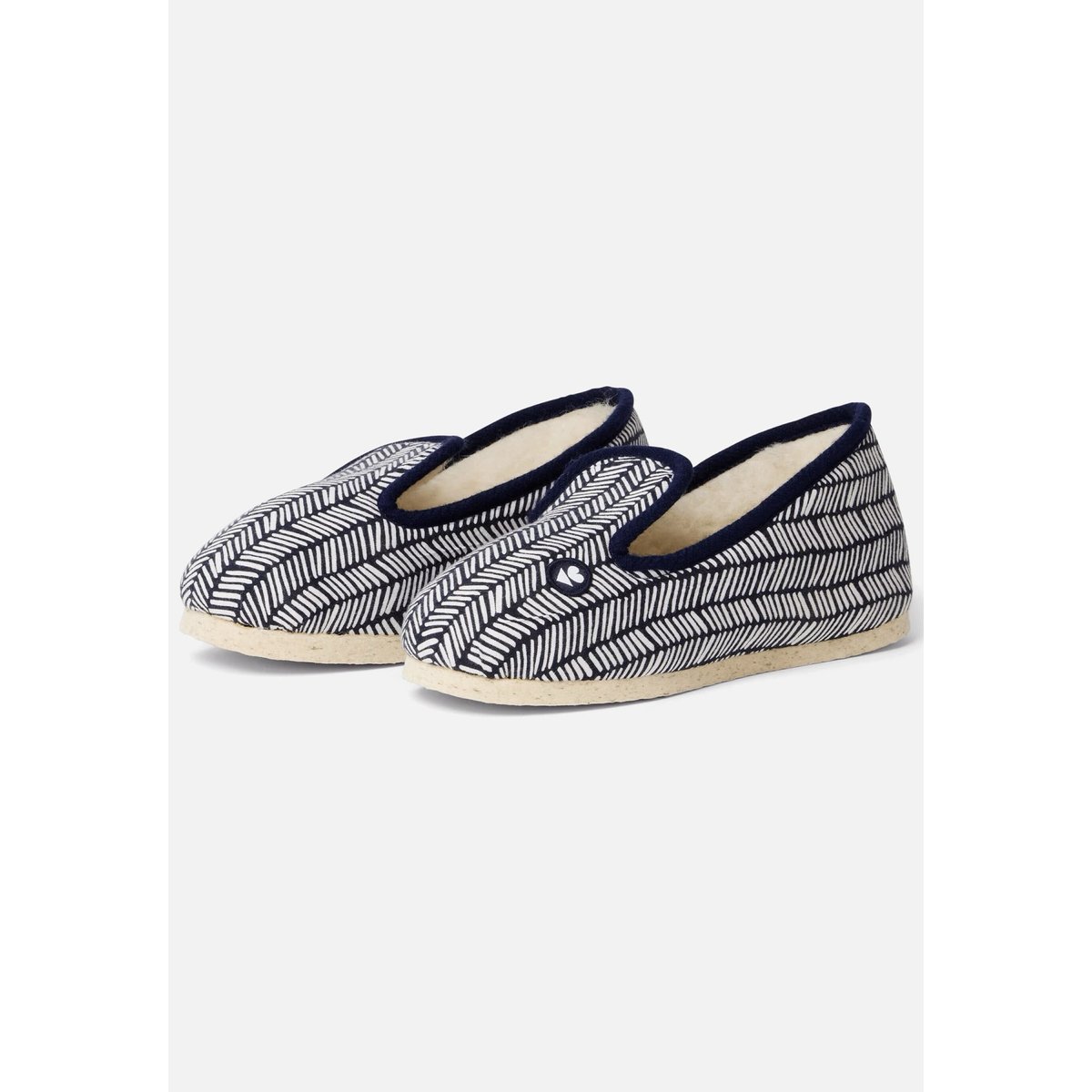 Charentaises chevron Charentaises bleu marine, LE SLIP FRANCAIS