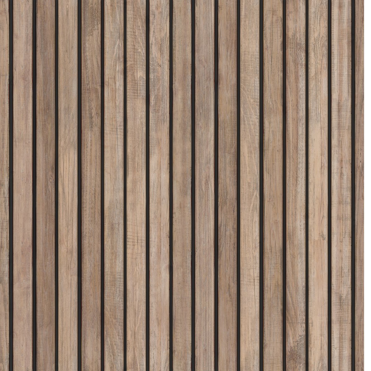 Papier peint Lattes de bois marron, VTWONEN