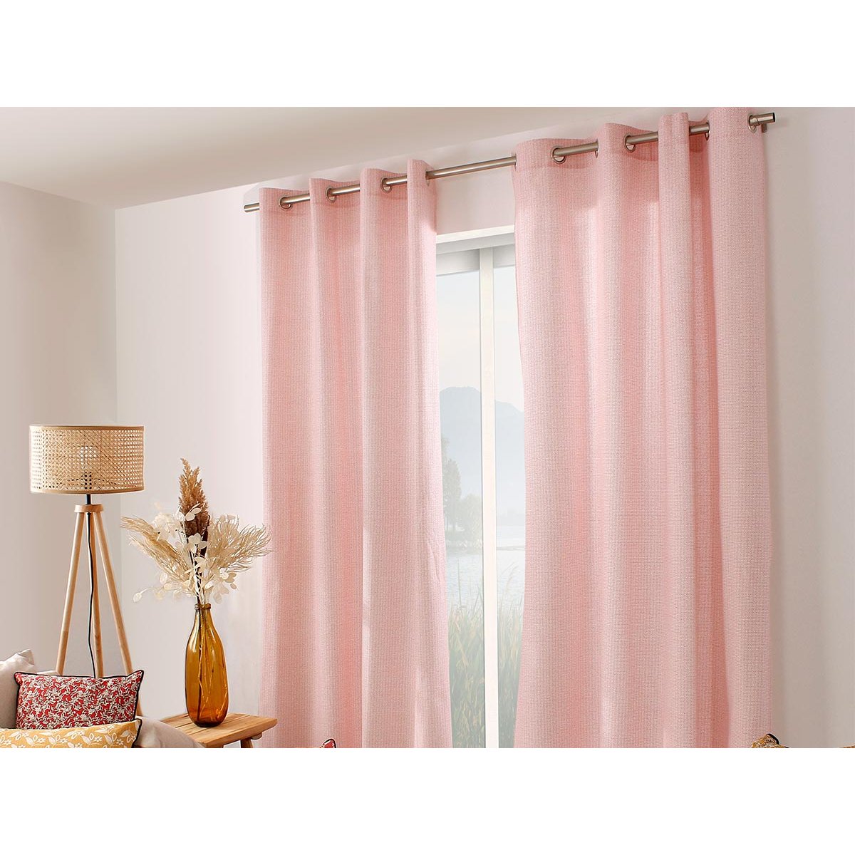 Rideau Gypsy à motif imprimé 140 x 240 cm - Enjoy Home pivoine, JARDIDECO