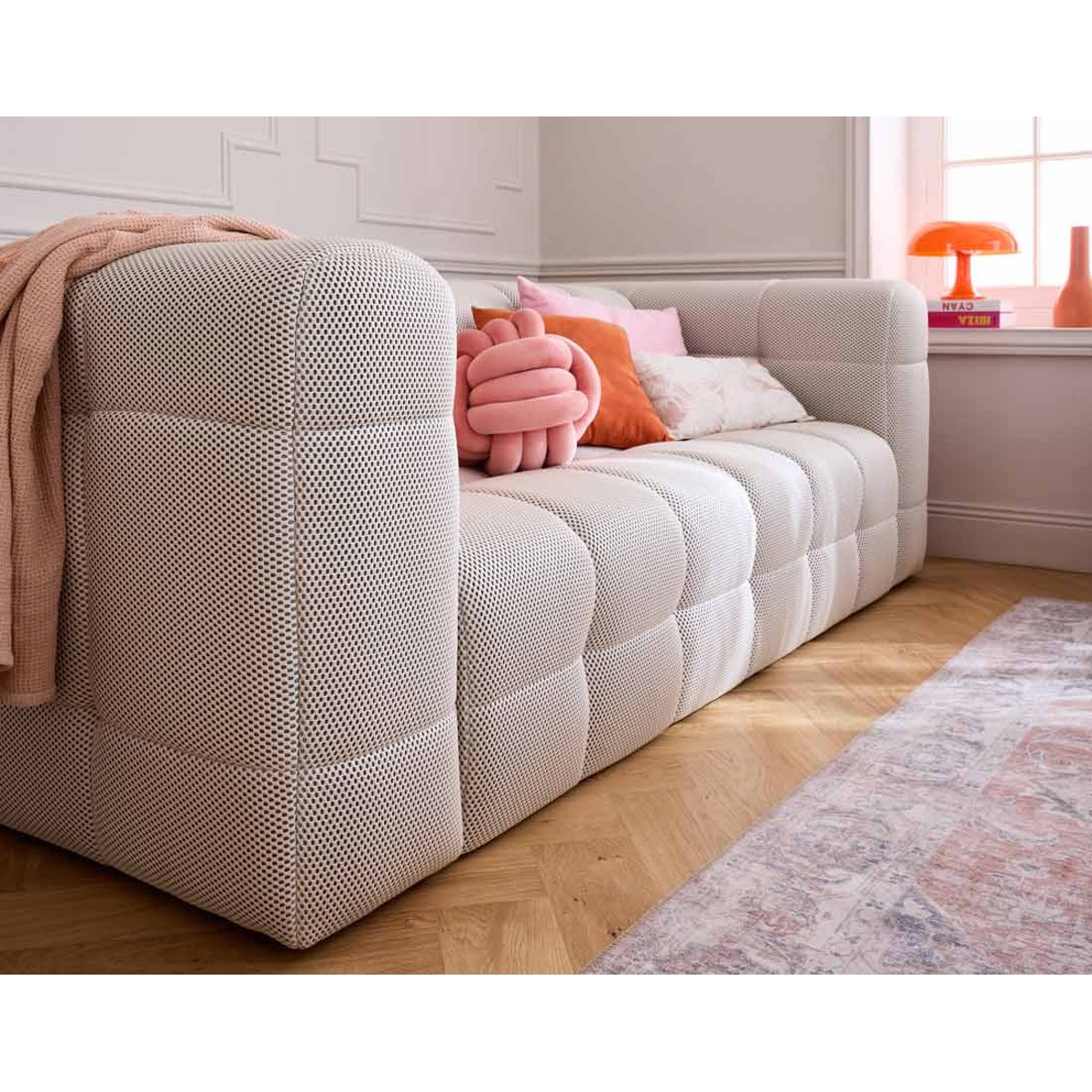 Canapé 3 places - SUZANO beige, BEST MOBILIER