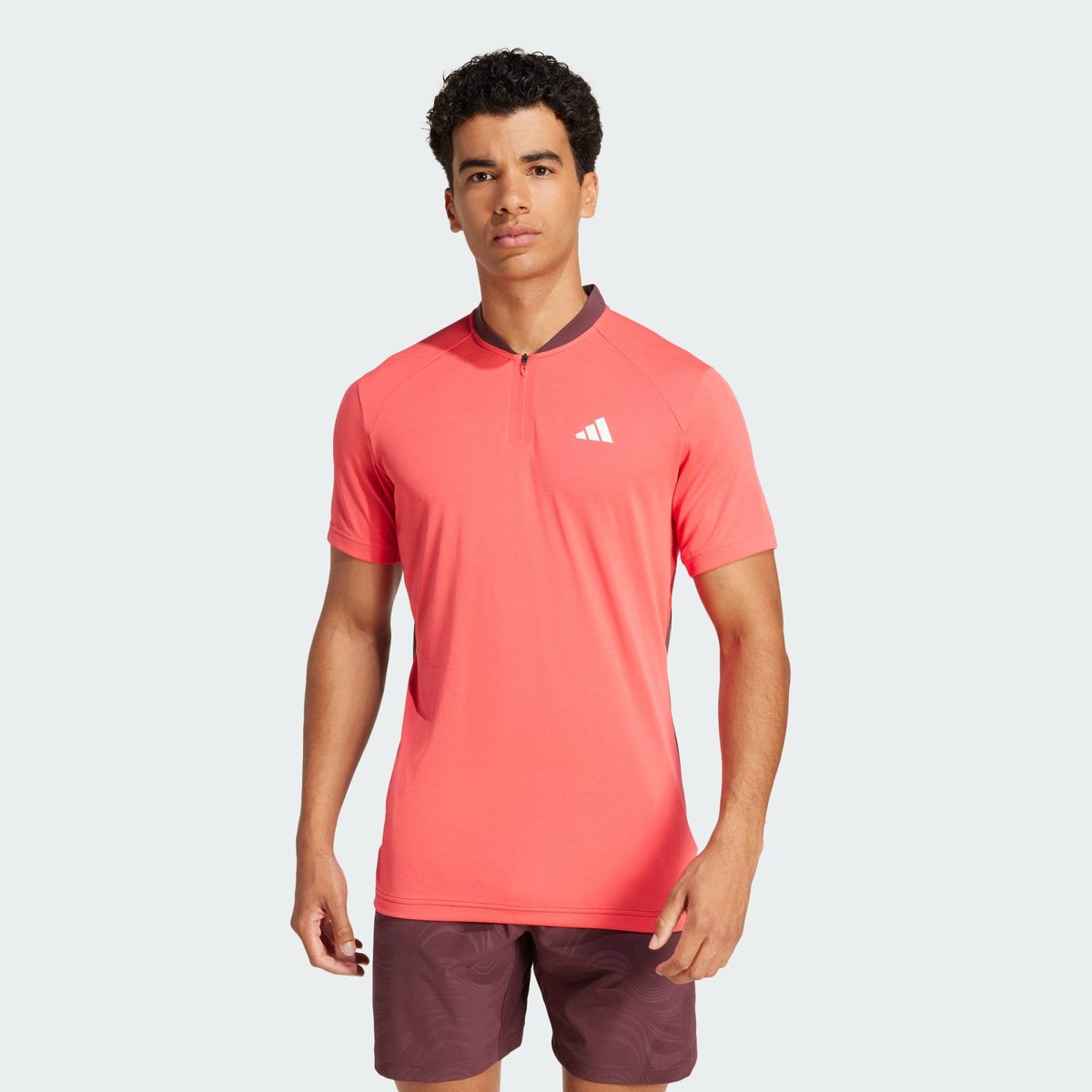 Polo Tennis Pro Climacool FreeLift semi lucid red, adidas Performance