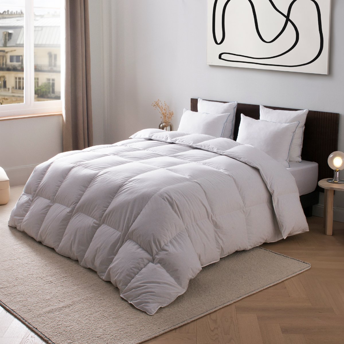 COUETTE ADONIS Synthétique Tempérée blanc, ANNE DE SOLENE
