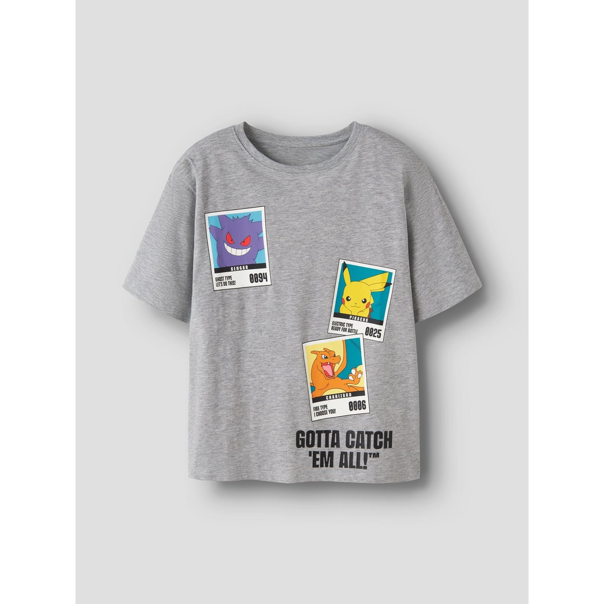T-Shirt gris - grey melange1, NAME IT