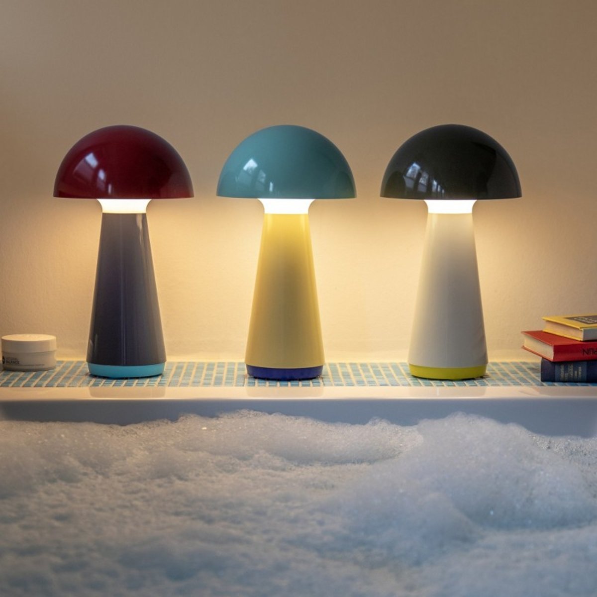 Lampe portable led BOB rouge, REMEMBER