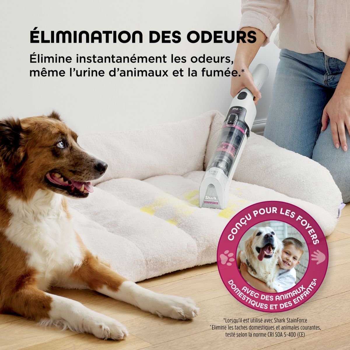 Détergent Détachant StainStriker OXY Multiplier liquide StainForce couleur unique, SHARK