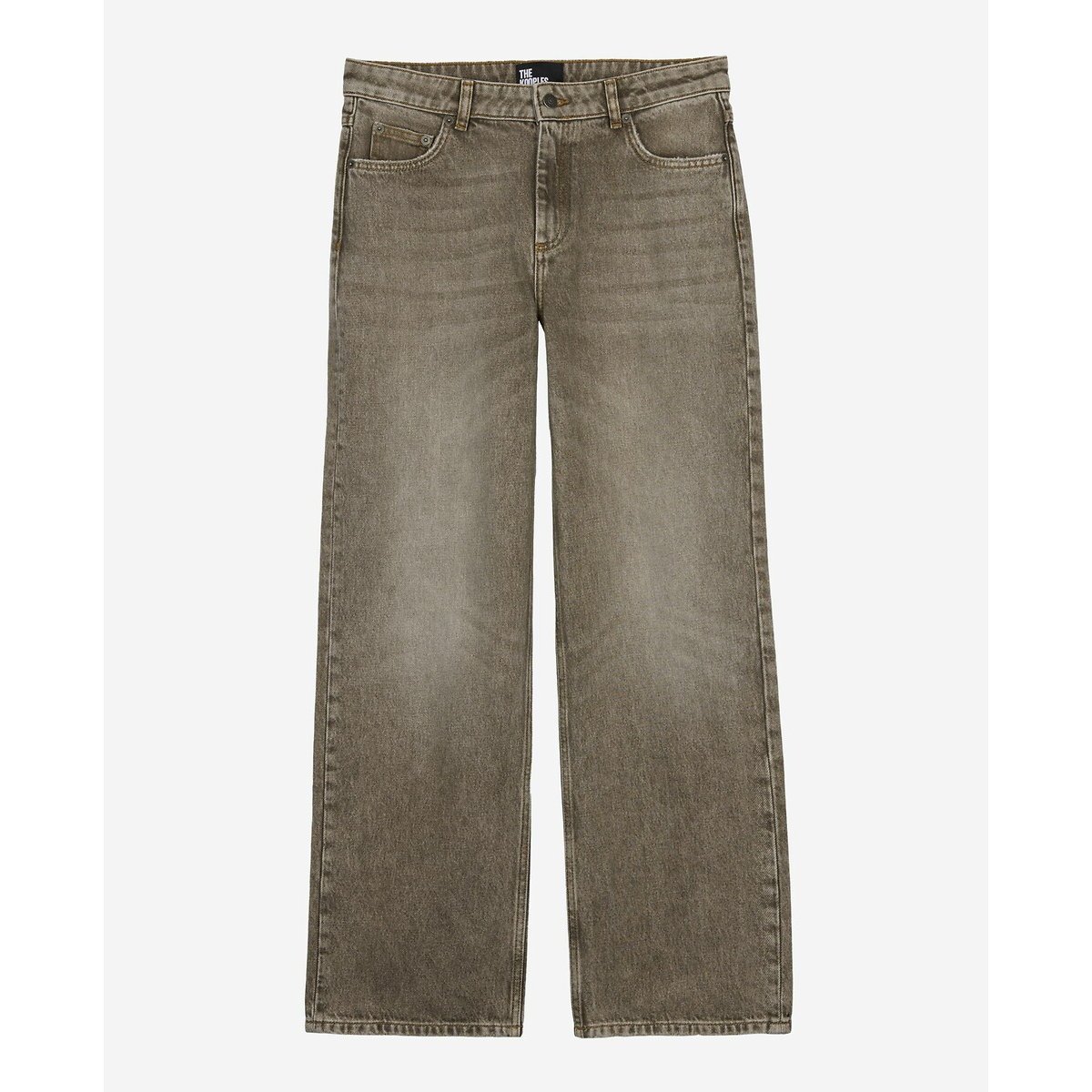 Denim Straight Jeans olive, THE KOOPLES