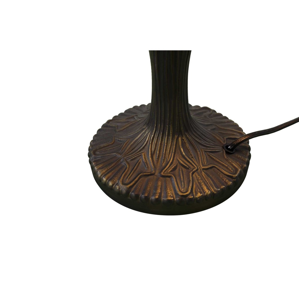 Lampe à poser moyen modèle en verre mosaïque, TIFFANY CAMILLE orange, C-CREATION