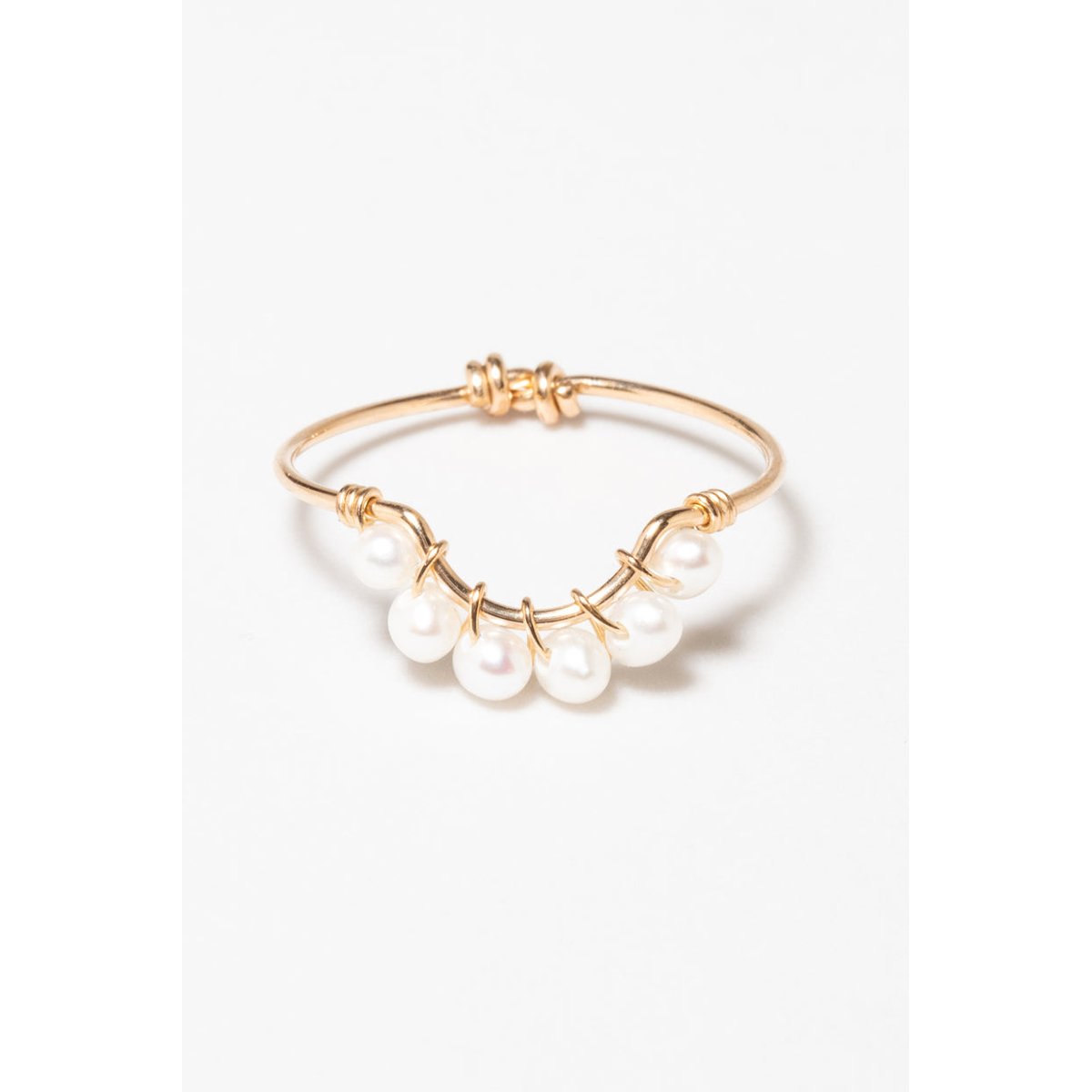 Bague Frida - Perles de culture or/perles de cultures blanches, YAY PARIS