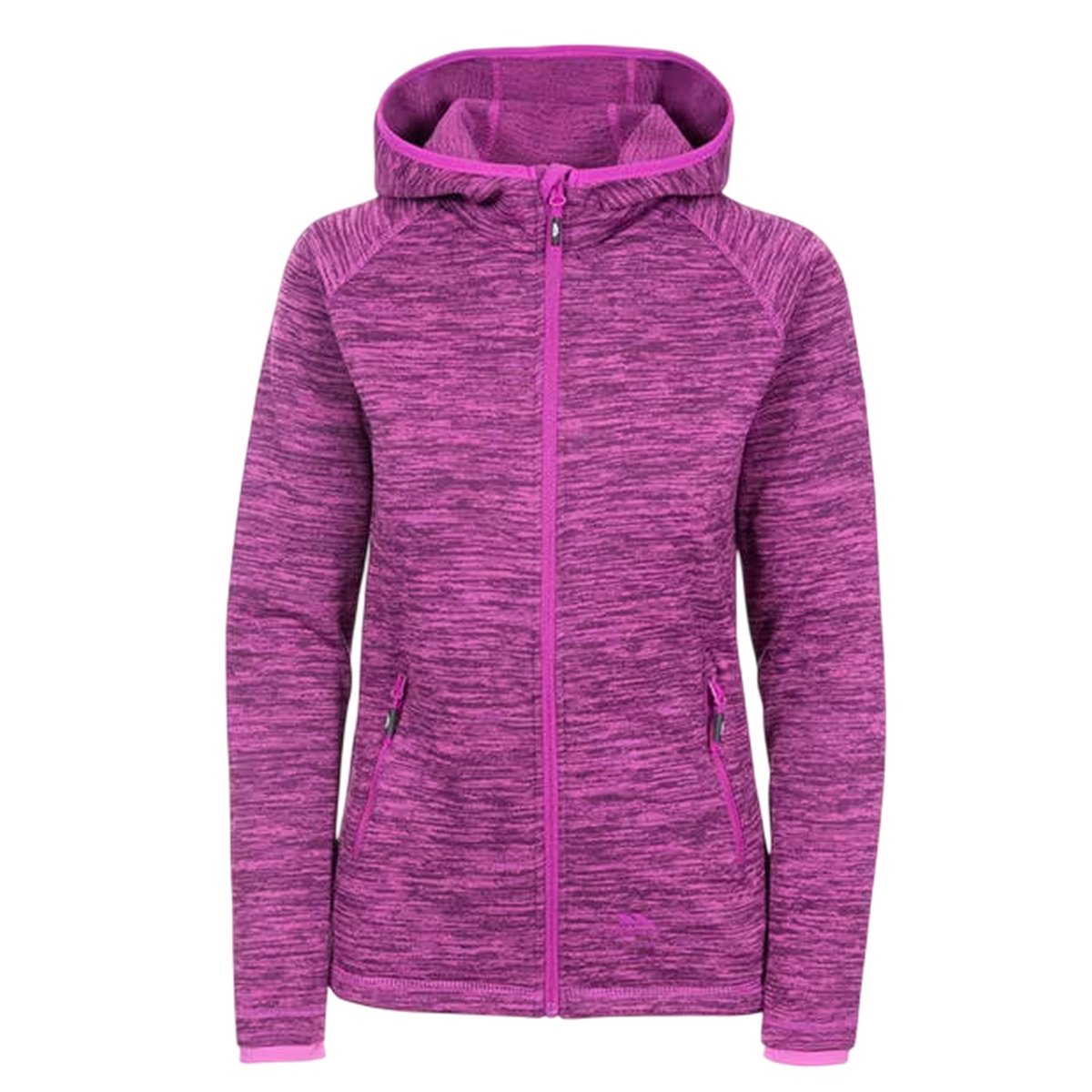 Veste chinée à capuche violet chiné, TRESPASS