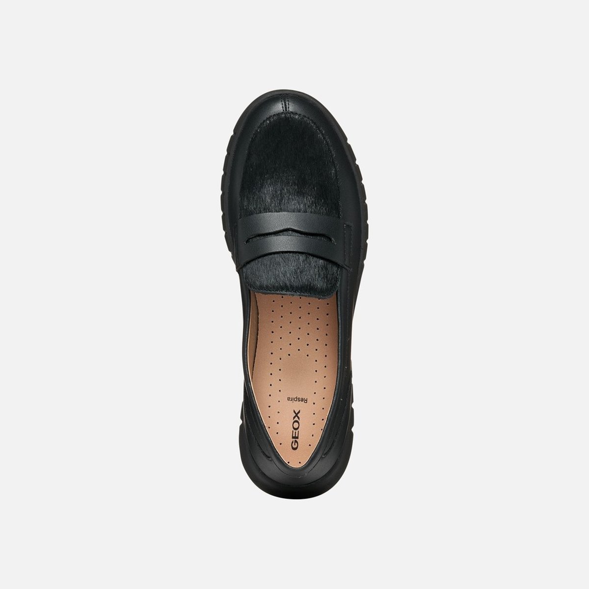 Mocassins D FLEXTRIDE noir, GEOX