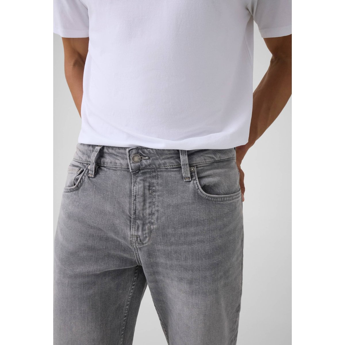 Angels Straight Jeans gris, GUESS