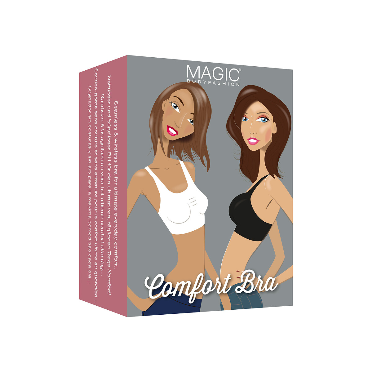 Bustier-BH Magic Confort ohne Bügel weiss, MAGIC BODYFASHION