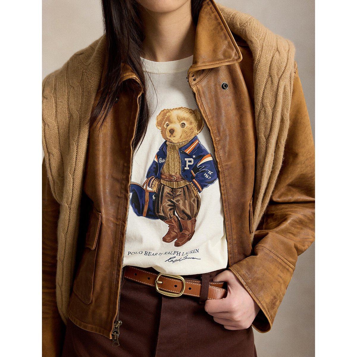 Polo Bear Short Sleeve T-Shirt ecru , POLO RALPH LAUREN